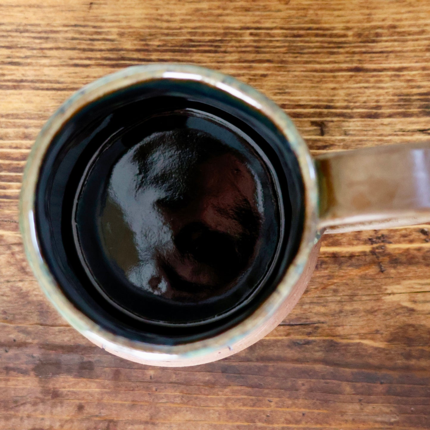 1028- Wood Plank Mug