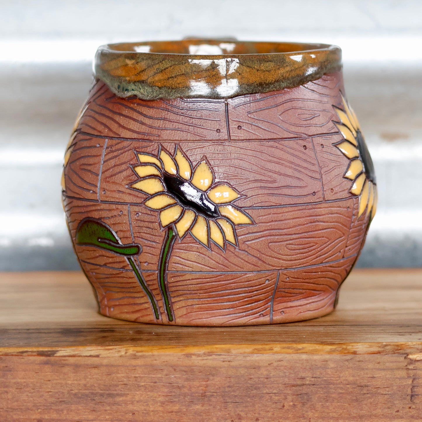 Rustic Sunflower Mug