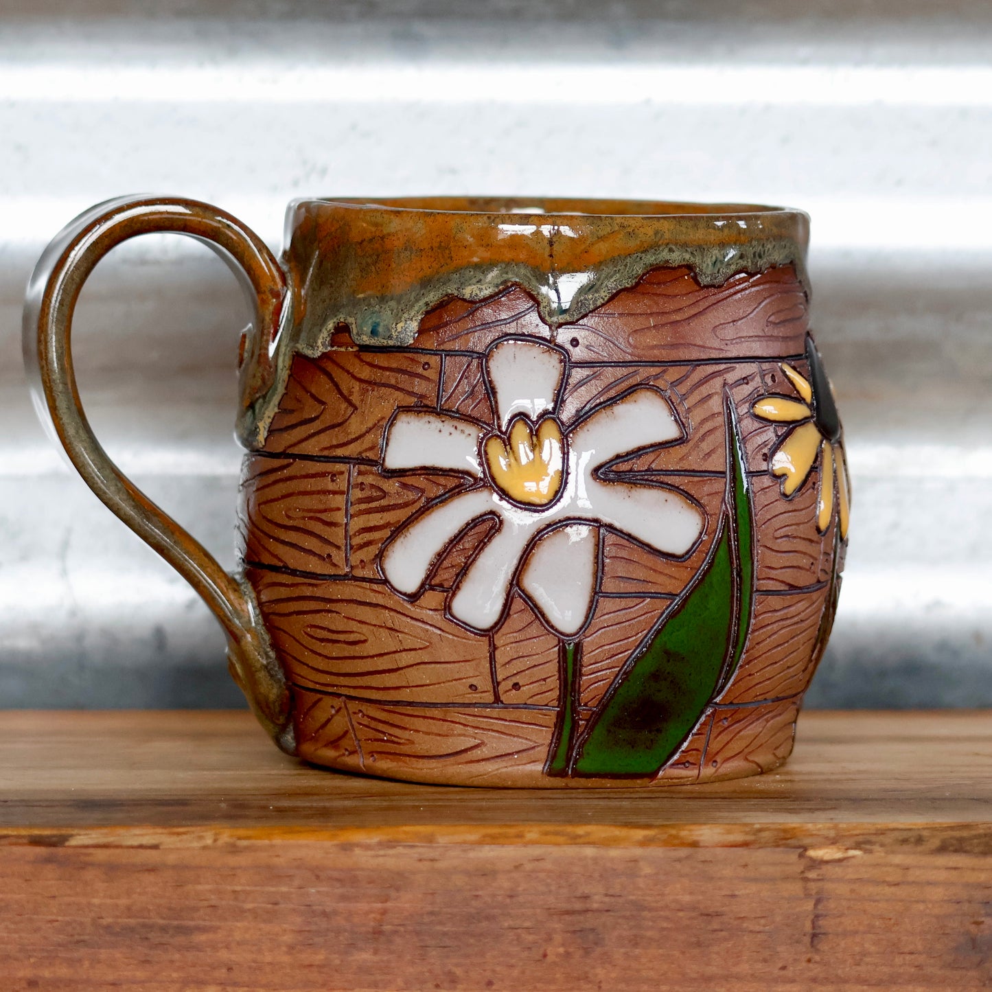 Rustic Wildflower Mug