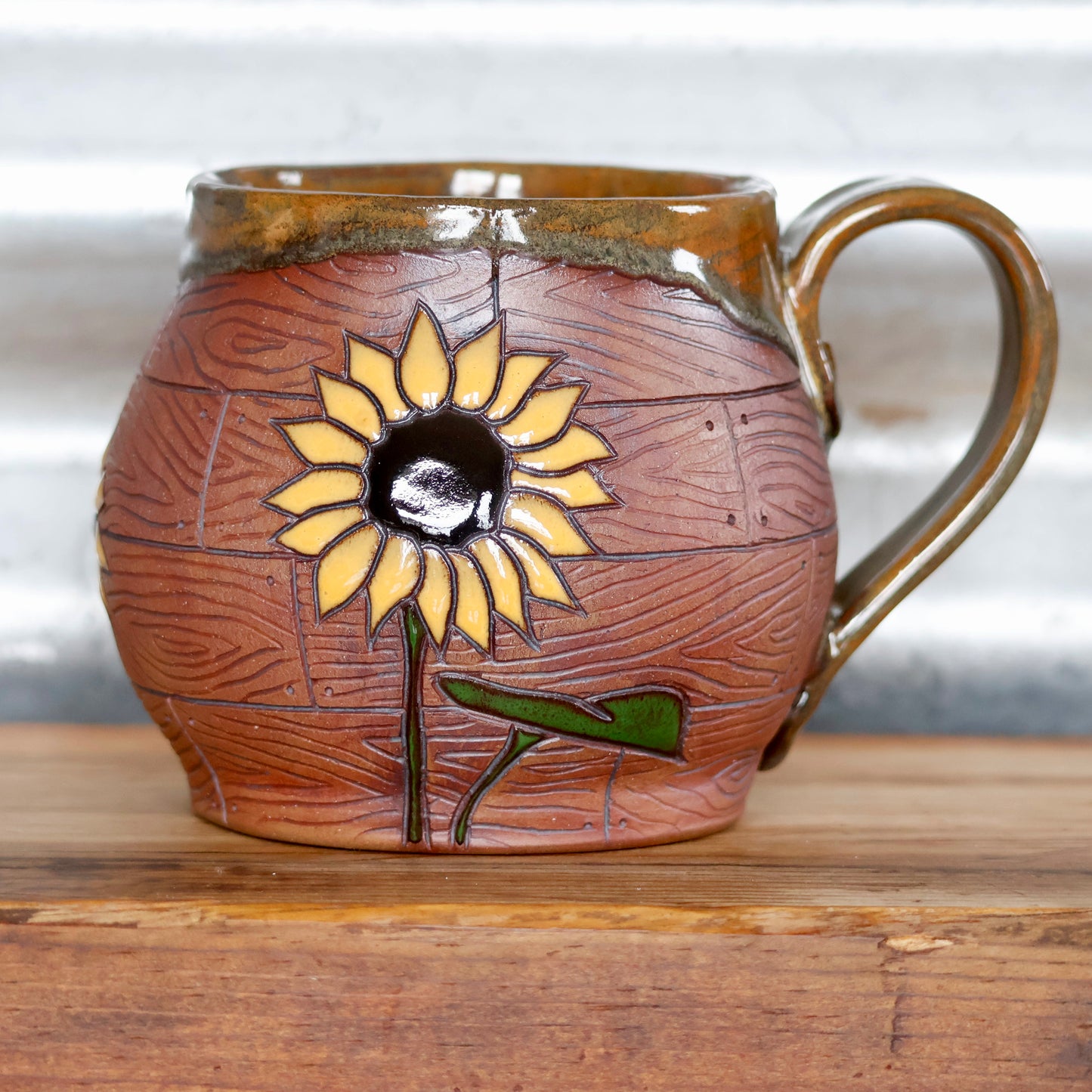 Rustic Sunflower Mug