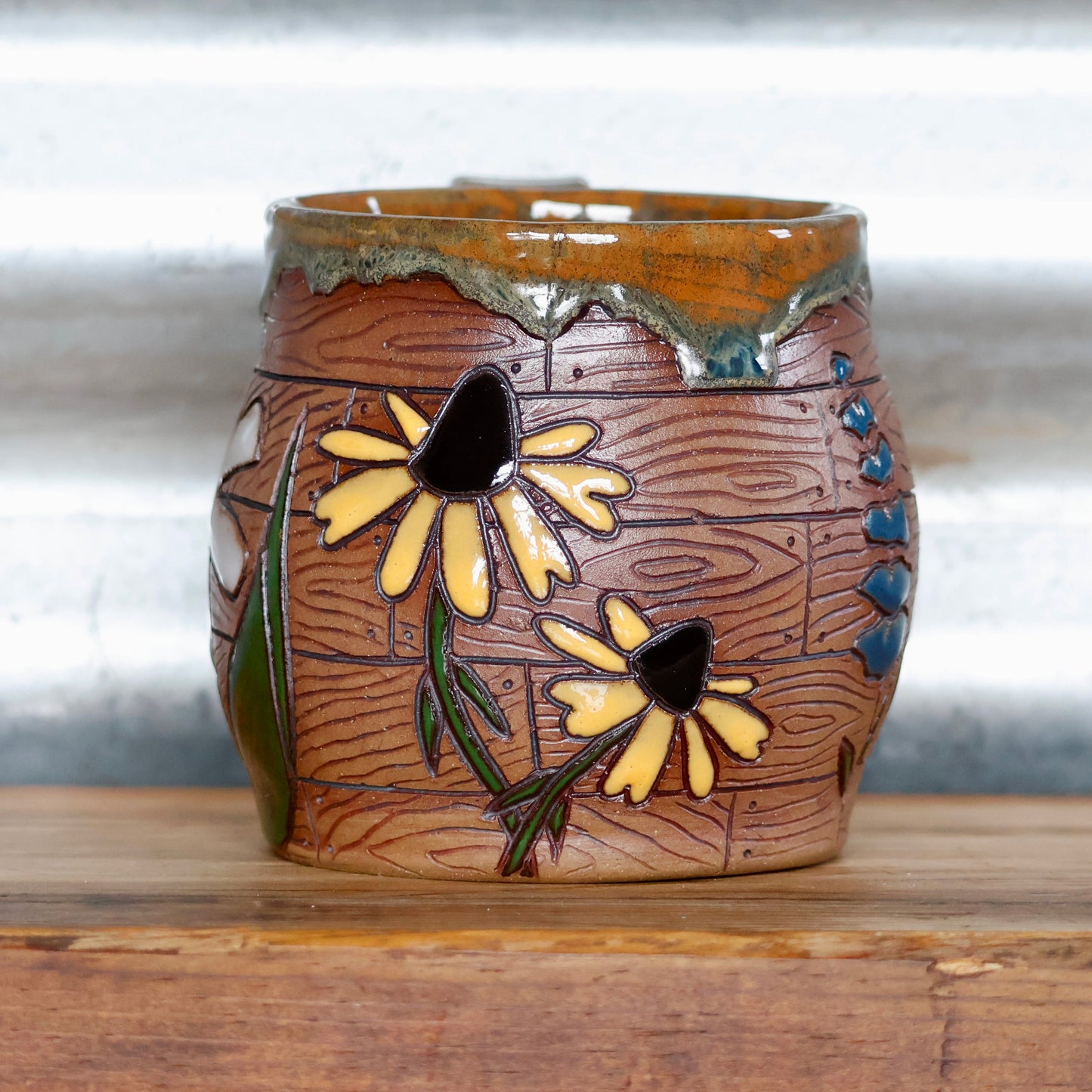 Rustic Wildflower Mug