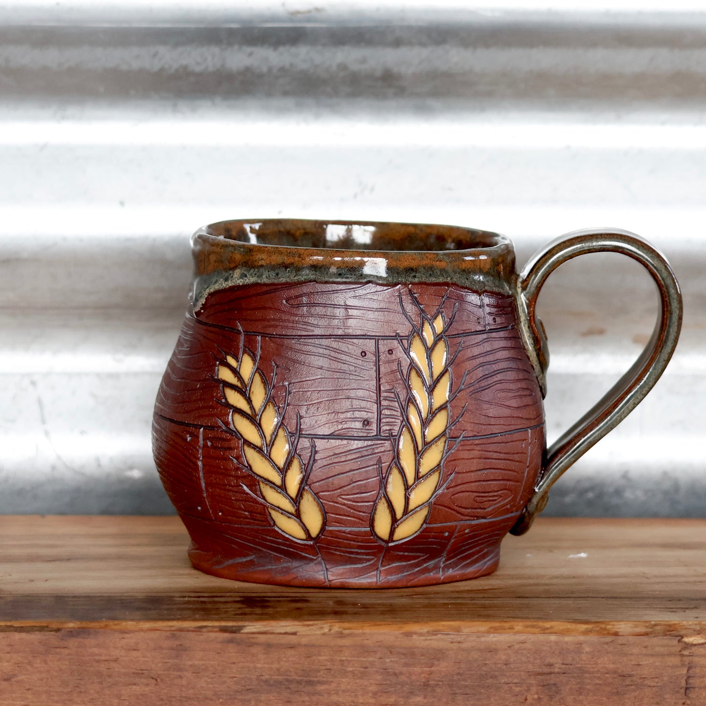 Rustic Wheat Mug